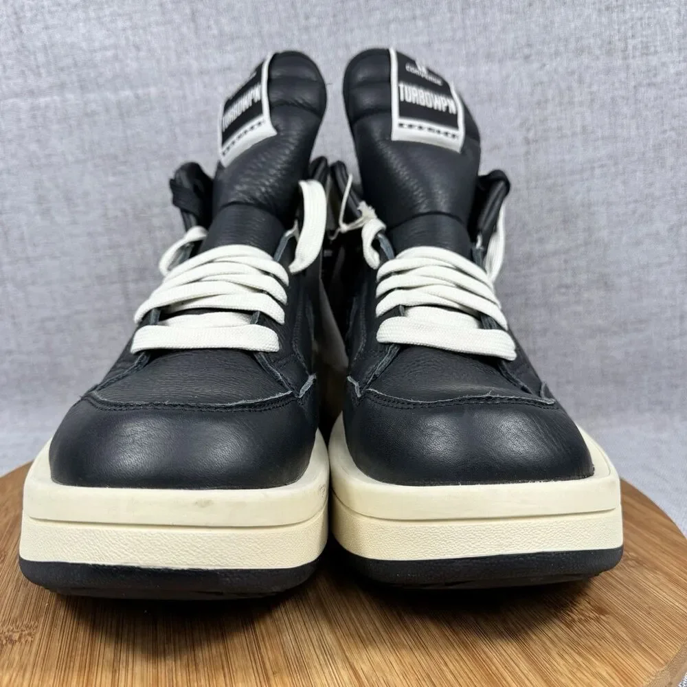 Converse x Rick Owens DRKSHDW TURBOWPN Mid Black Cloud Cream Mens 11.5 Womens 13